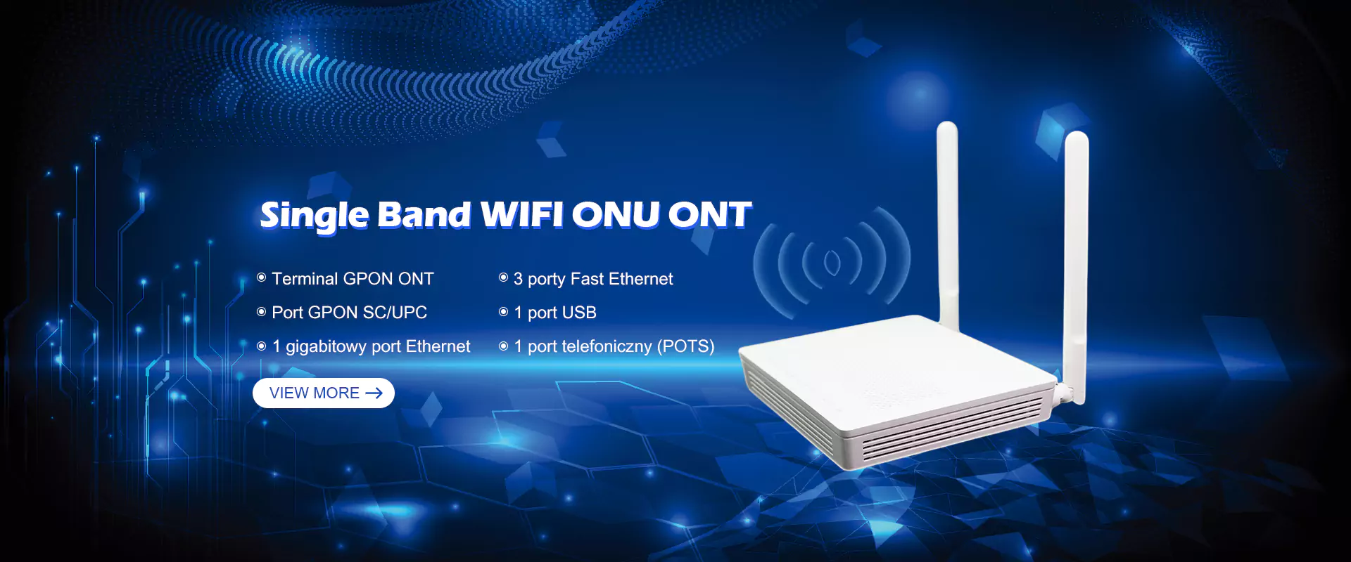 Pembekal Wifi Ont Ont Single Band